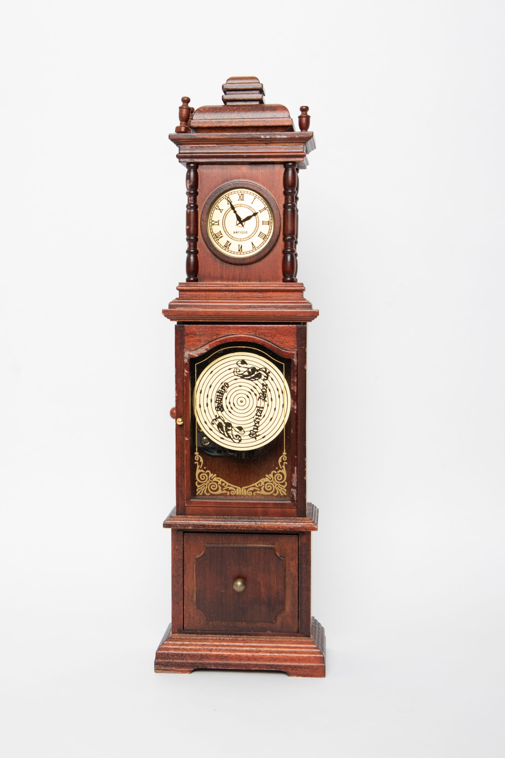 Fargus Miniatur-Standuhr Spieluhr