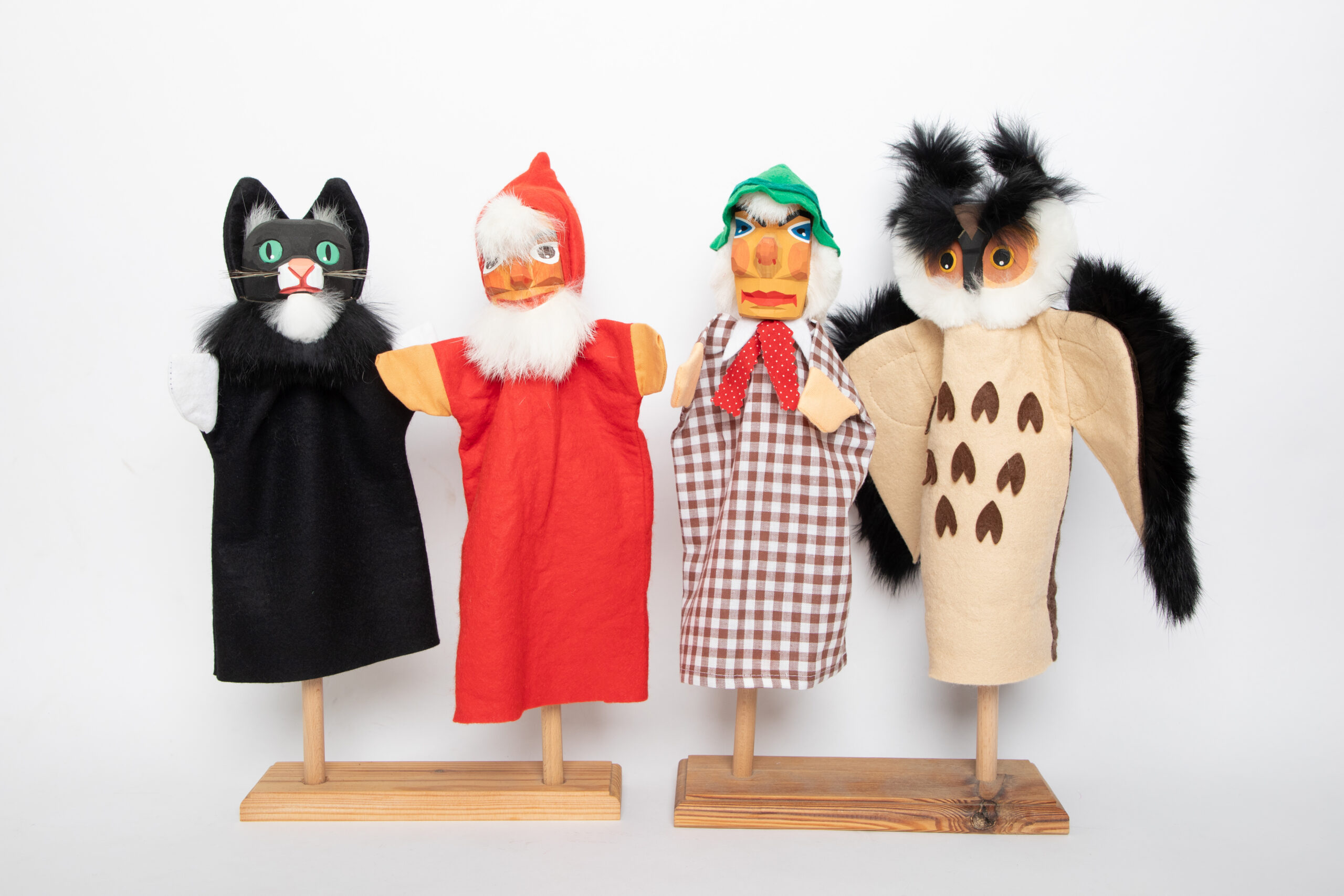 Handpuppen-Set (vier Figuren)